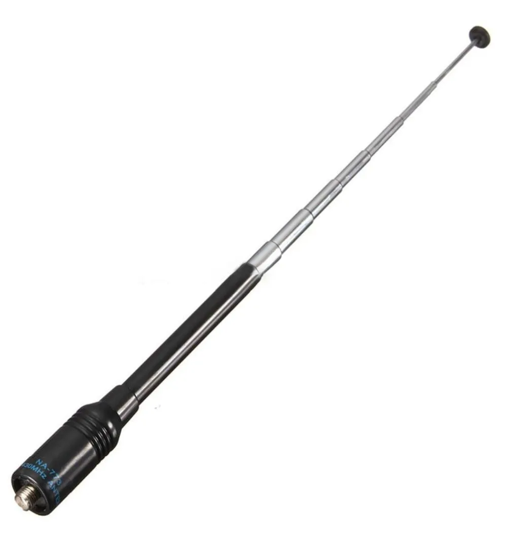 Epacket Na773 SMAF UHFVHF Antenne télescopique portable pour Baofeng UV5R82B5B6 888S9997702