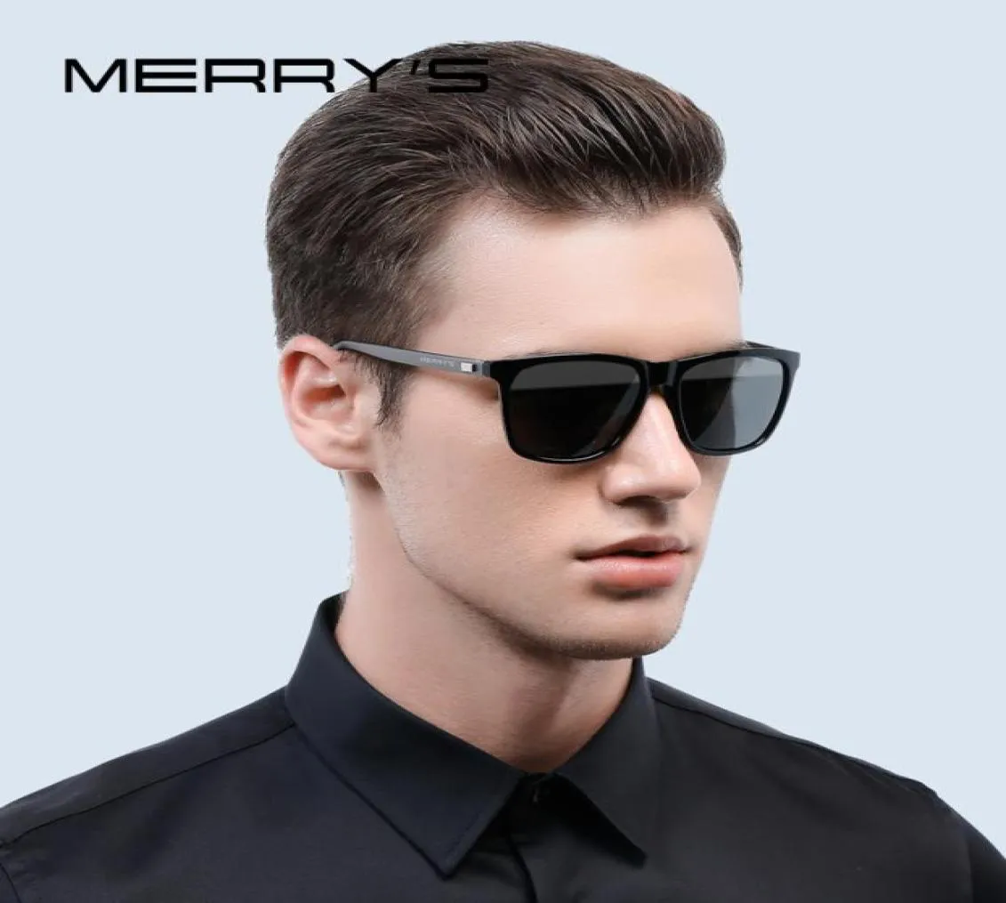 MERRY039S mode unisex retro aluminium solglasögon män polariserade linsvarumärkesdesigner vintage solglasögon för kvinnor UV400 S0392363099