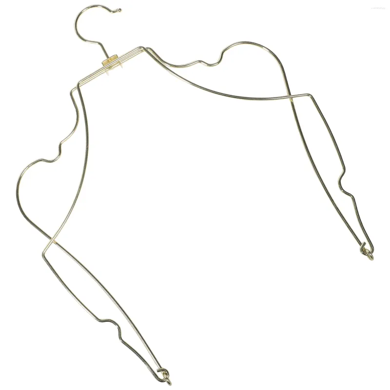 Cabides maiô de banho de banheira metal dobrável rack de roupas de banho secagem vestido de secagem brial hanger briefs lingerie noiva