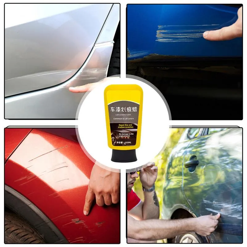 Car Paste Polish Care ,Car Scratch Repair Polishing Wax Kit Sponge Body Compound Cream Wax Car Body Compound Scratch Remover Vehicle Paint Scratch Repair (1 - Foto 13