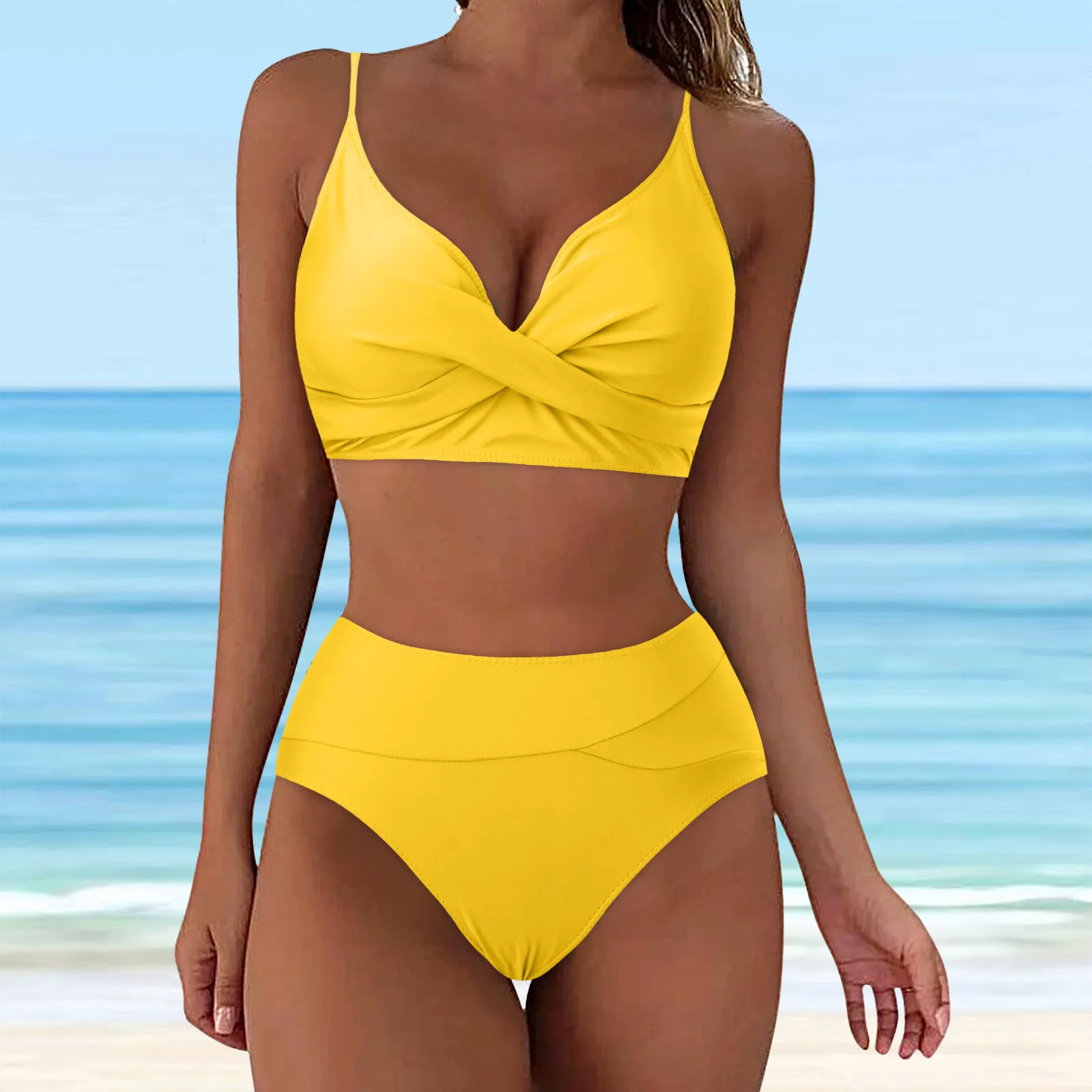 High waisted swimsuit set sale