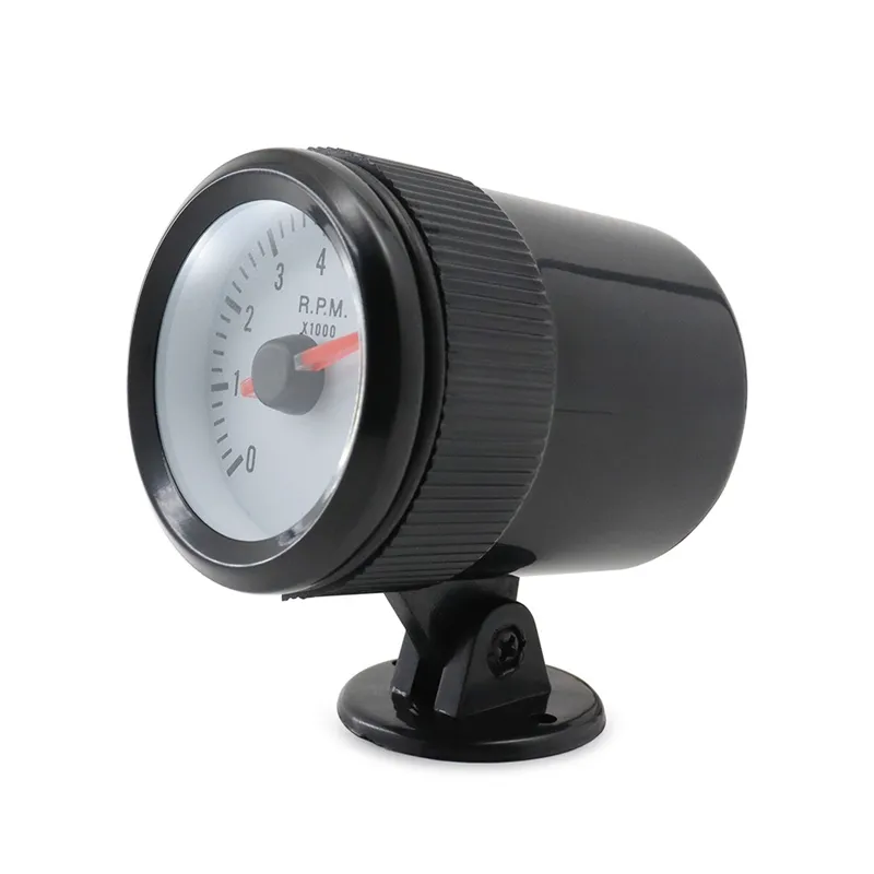 DHgate.com:2 52mm Blue LED Light Black Tachometer for 1-8