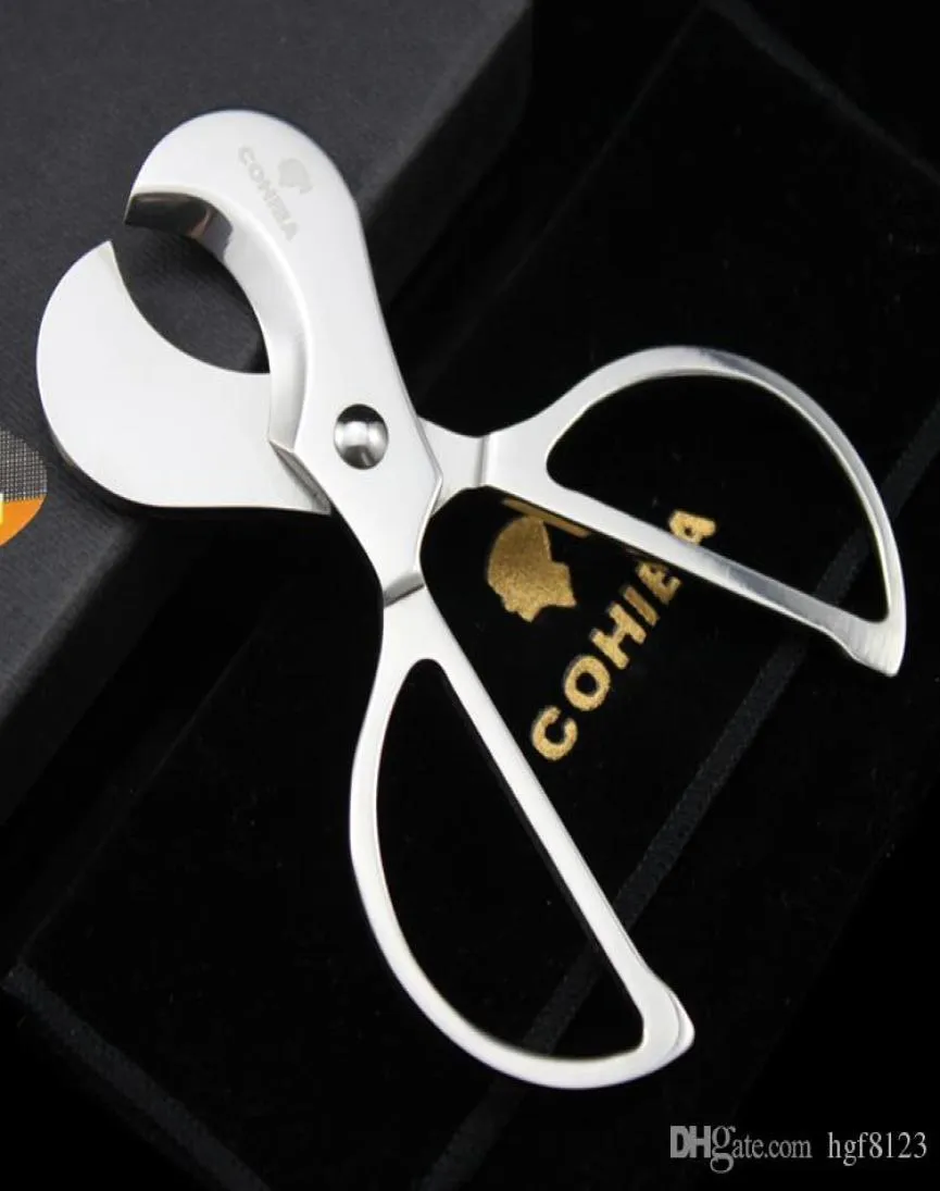 Nuovi accessori per fumatori di arrivo 304 Sigari in acciaio inossidabile coltello taglierina con accessori per scatole regalo Fumo Knife6528031