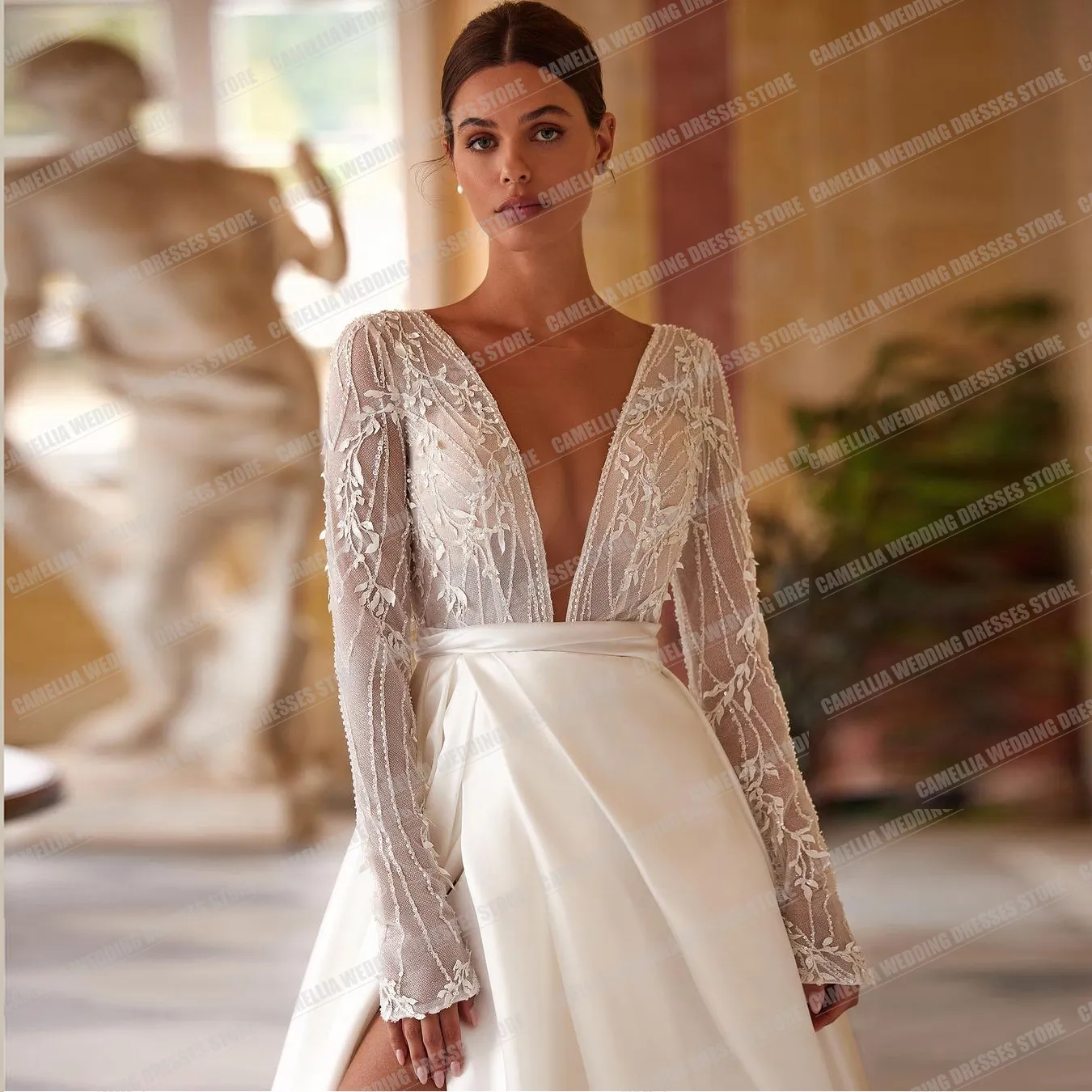 Sexy V-neck Sing Lace Halter Evening Dress Sexy V-neck Sing Lace Halter Evening Dress
