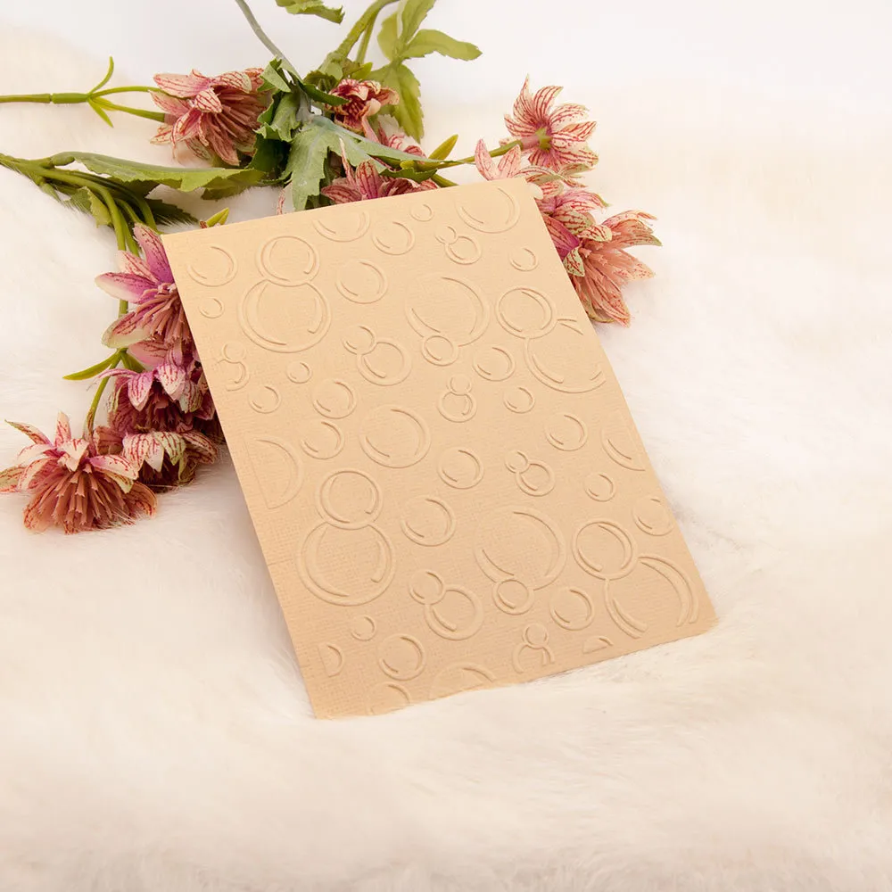 Foam Background Plastic Embossing Folder 10.5x14.8cm for DIY Scrapbook ...