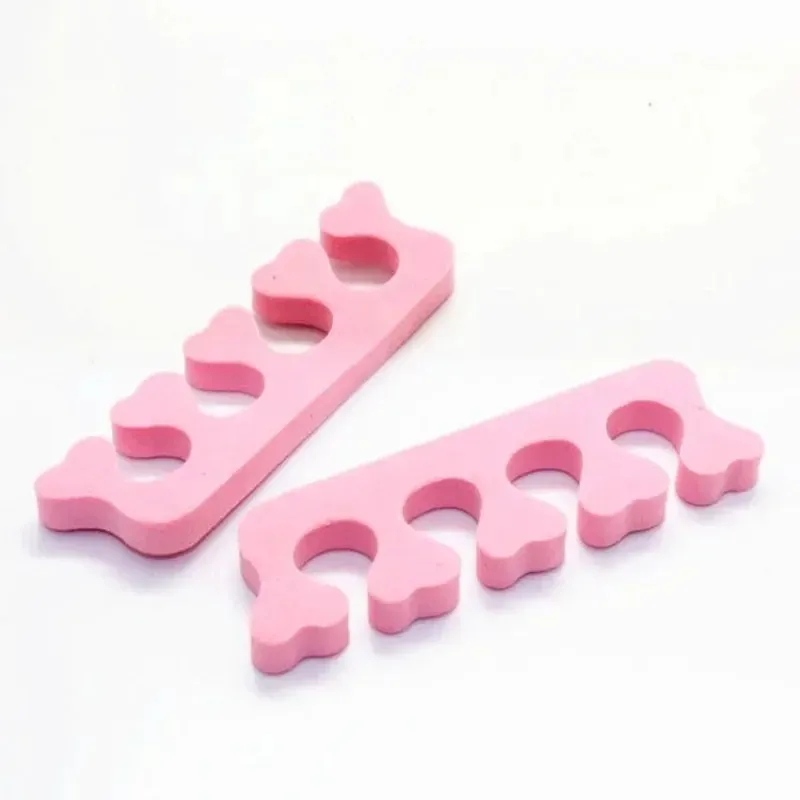 Nail Tool Finger Splitter EVA Sponge Finger Splitter Hand and Foot Universal Pair Set Finger Splitter Cotton Peach Heart Splitte