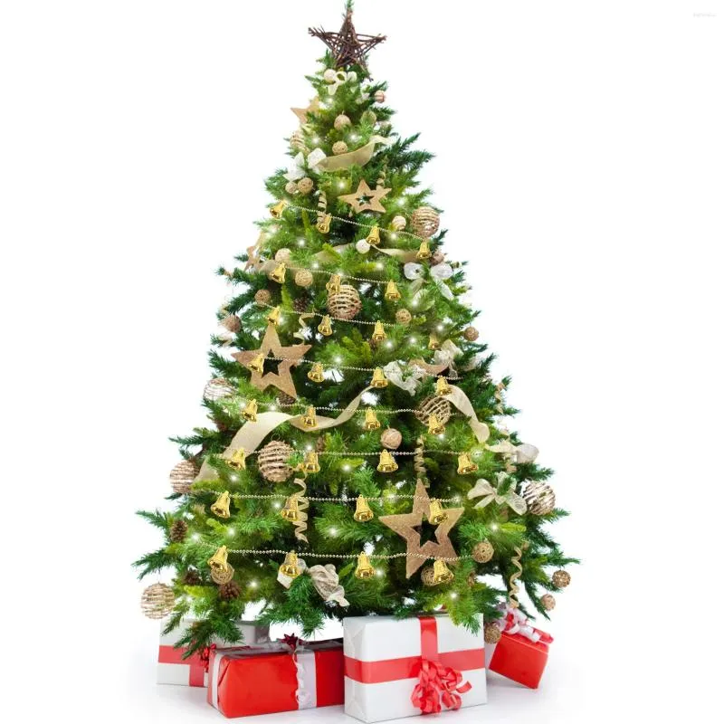Figurine decorative Tree Christmas Tree Ciondolo Canda sospesa e Ornamento a catena delle corde (Golden)