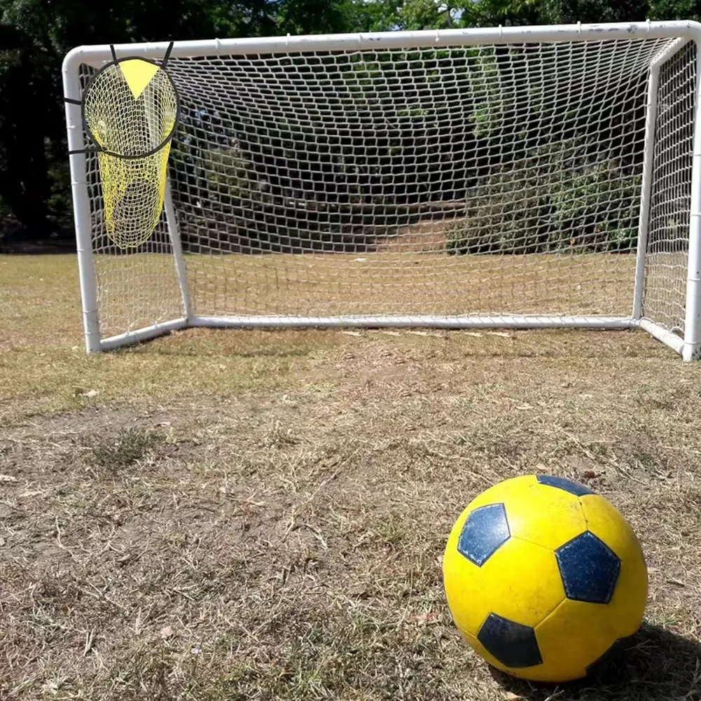 Soccer Training Equipment Focenat Soccer Target Net - Football Goal Top Bins Training Net With Adjustable Straps Adjustable Goal Net