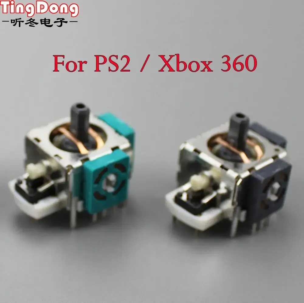 Joysticks 3D Analog Titreşim Xbox 360 Thumbstick Denetleyici Sensör Modülü Modül Rocker için PS2 oyun onarım parçaları için Xbox 360