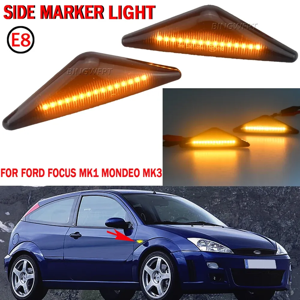 Led Fiesta LED Seitenblinker Schwarz Für Ford Focus I (1998-2004) & Mondeo III (2000-2007) - CanBus Ready Ford Mondeo Mk3