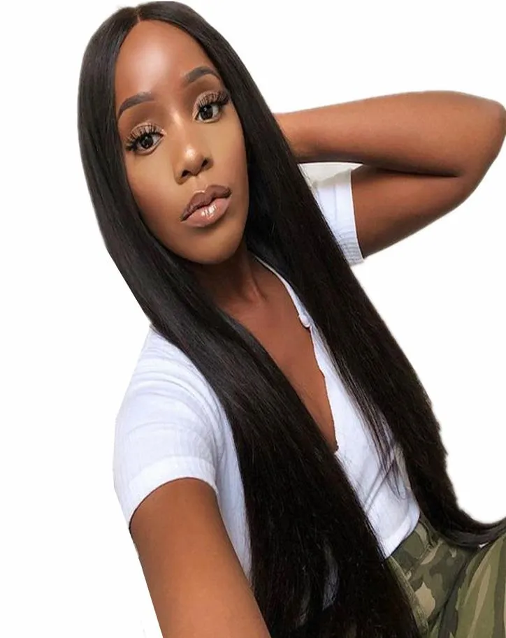 Brasileiros Indetectáveis HD Lace Frontal Wigs Fechamento de renda Humin Humin Hair Wigs para mulheres negras 134 Lace Front Human Hair Straight6712346