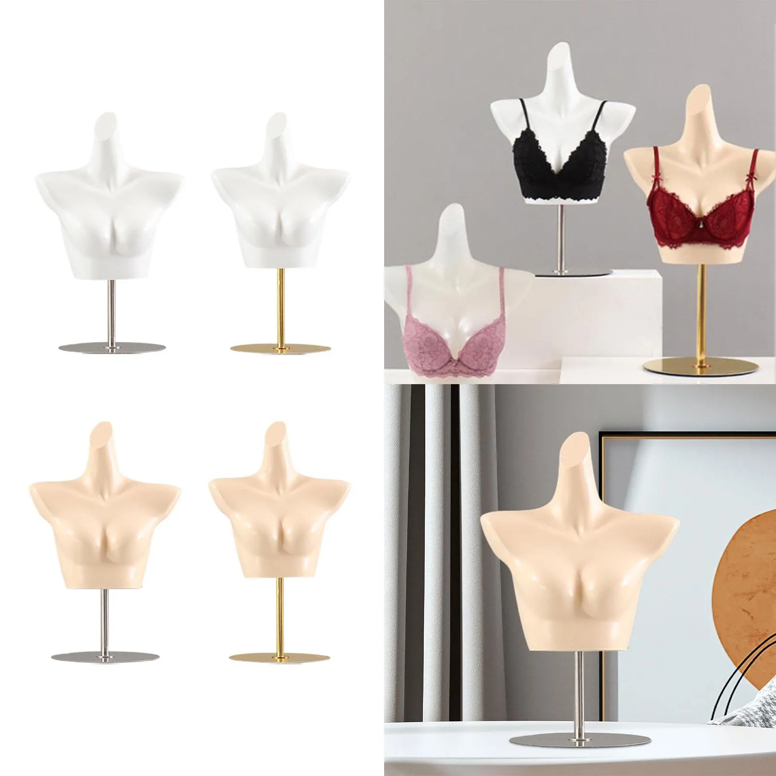 Mannequín De Lencería Torso Forma De Cuerpo Femenino Para La