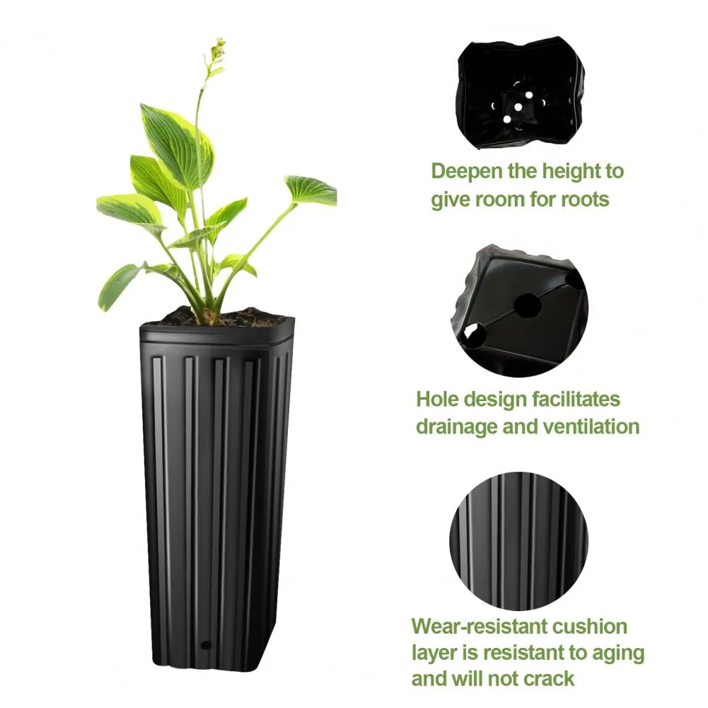 10-Pack Heavy Duty 10 Gallon Nursery Pots – Thick Plastic Planters For Indoor & Outdoor 9 thumbnail image