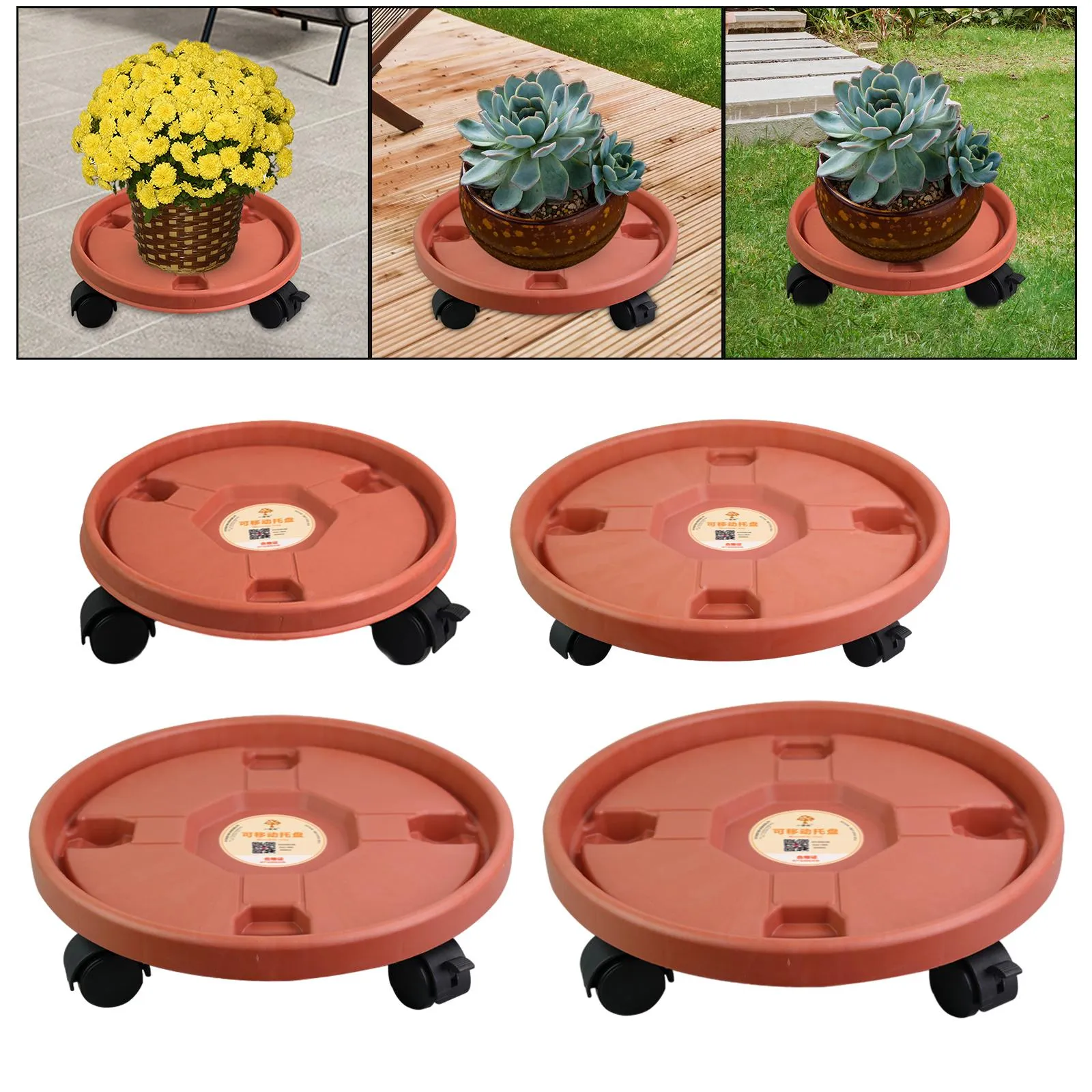Rolling Plant Stand With Lockable Wheels: Heavy Duty... From Ddmyjul,  $156.53 | DHgate.Com
