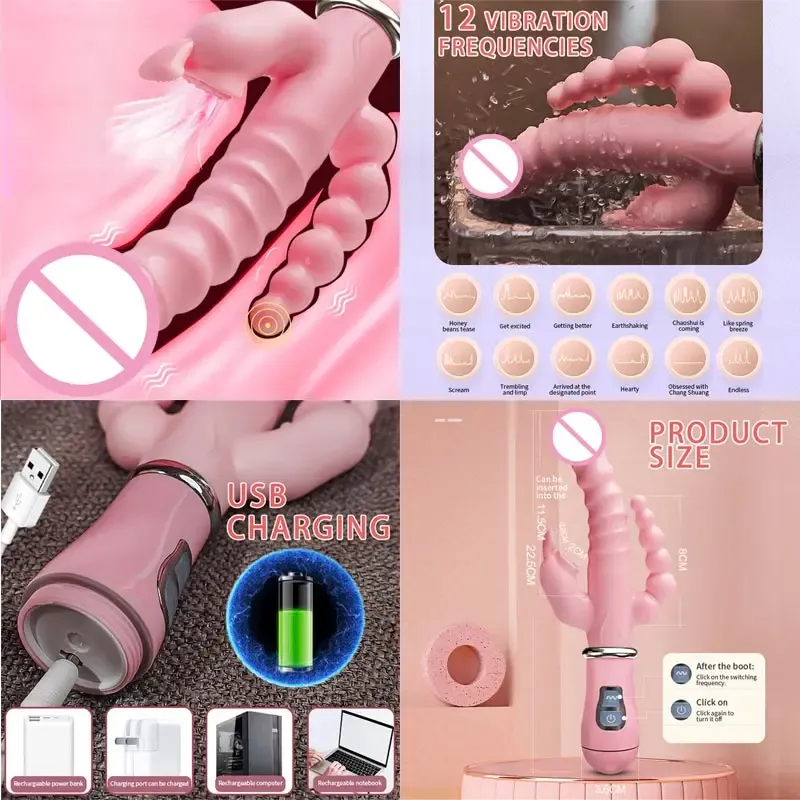 Clit Vacuum Vibrator Exposed Panties For Women
