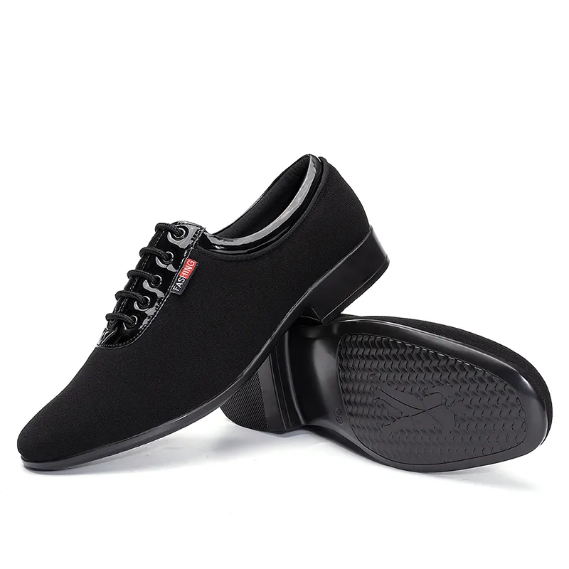 Men's Ballroom Dance Sneakers Soft Breathable Cloth Latin Dance Shoes