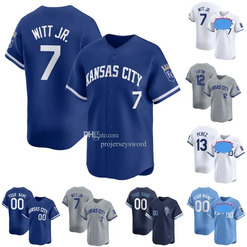 7 Bobby Witt Jr. Royal Jersey Nick Loftin Salvador Perez MJ Melendez Jackie Bradley Jr. Bo Jackson Dairon Blanco Michael Massey Nicky Lopez Kyle Isbel Matt Duffy Forsa