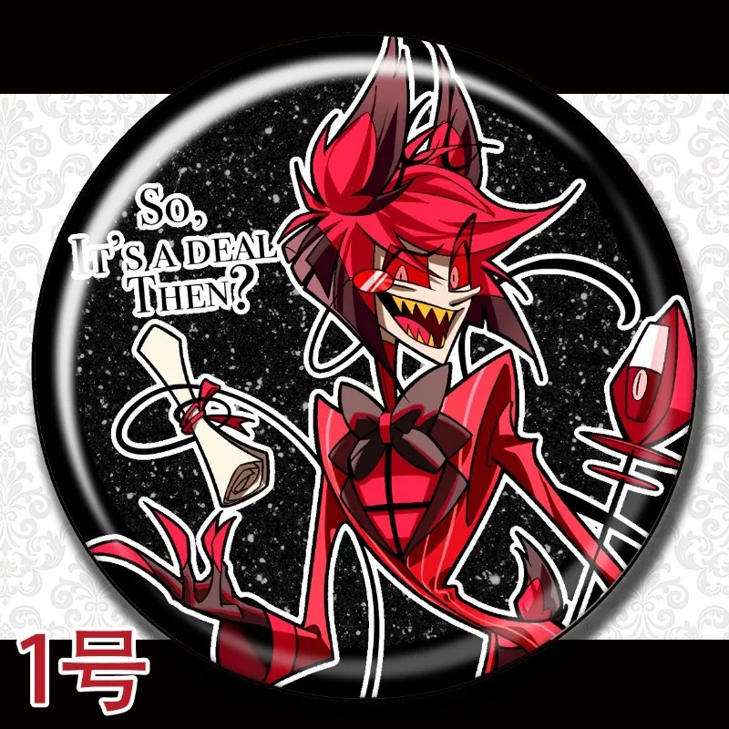 Xingchangda Hazbin Hotelverjaardagsdecoratieset, Angel Dust/Alastor Anime, Happy Birthday-banner, ballon, verjaardagsfeest, decoratiebenodigdheden, anime-themadecoratie