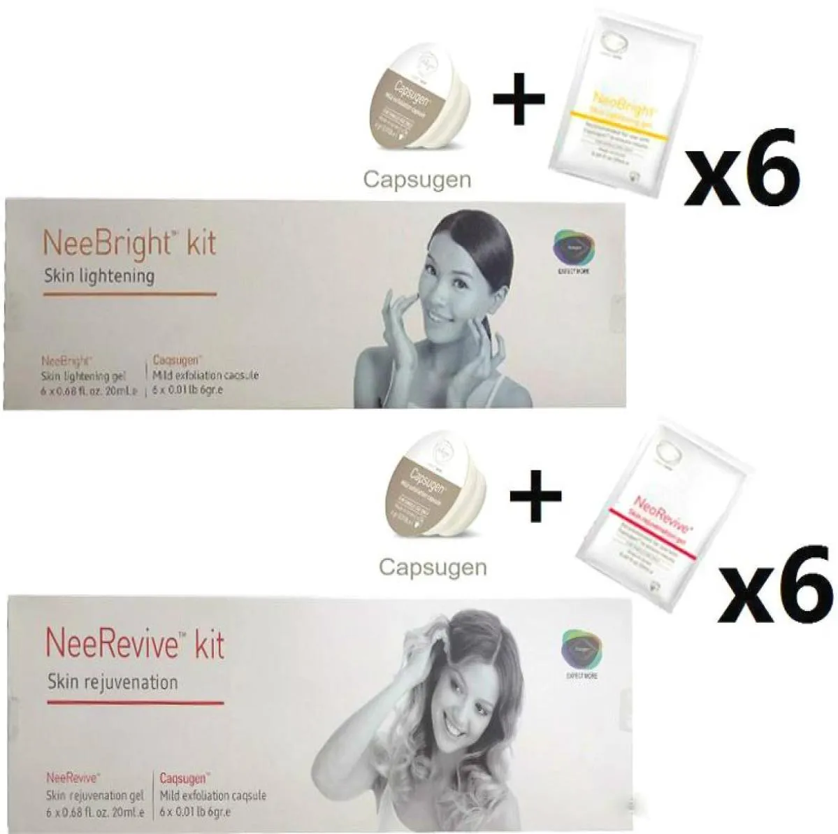 Exfoliation Produits consommables Neibright Neerevive Capsug pour Oxygen Facial Machine8435716