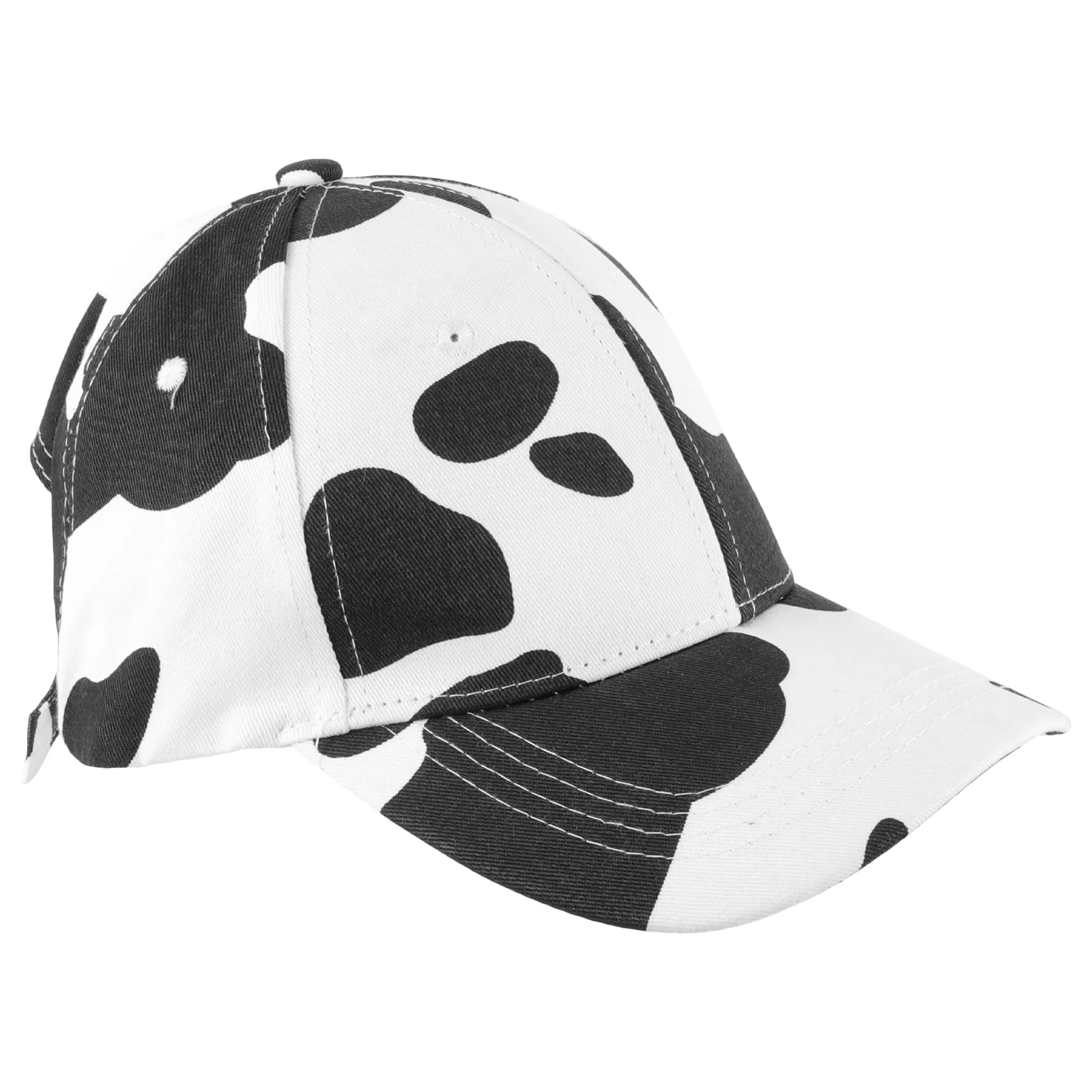 Cow print baseball cap shop