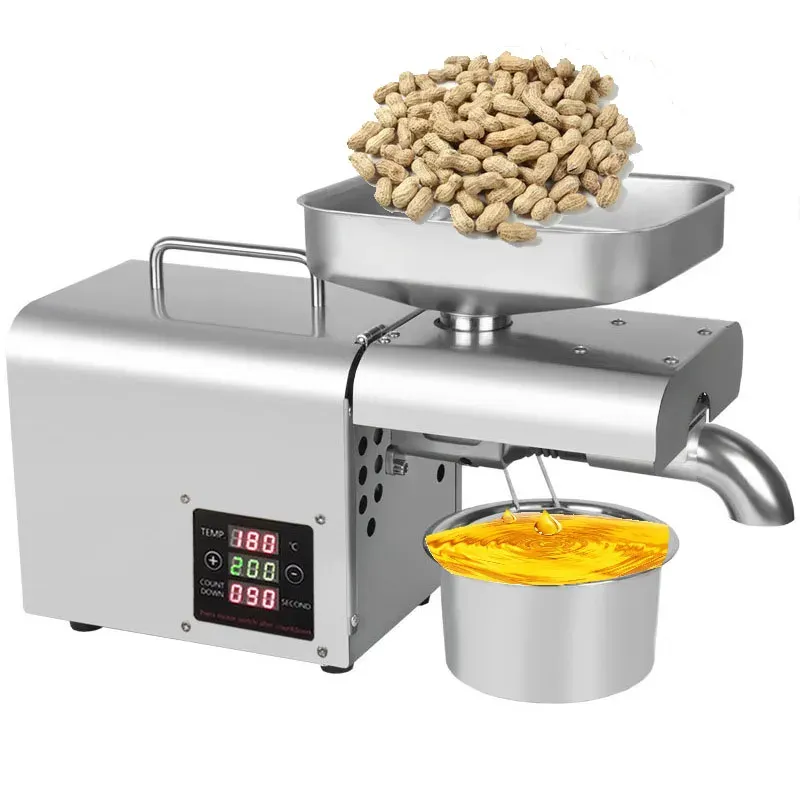 PERS LBT01T Automatische hoge extractiesnelheid Koude oliepersmachine, Peanut Coconut Olive Oil Press Machine