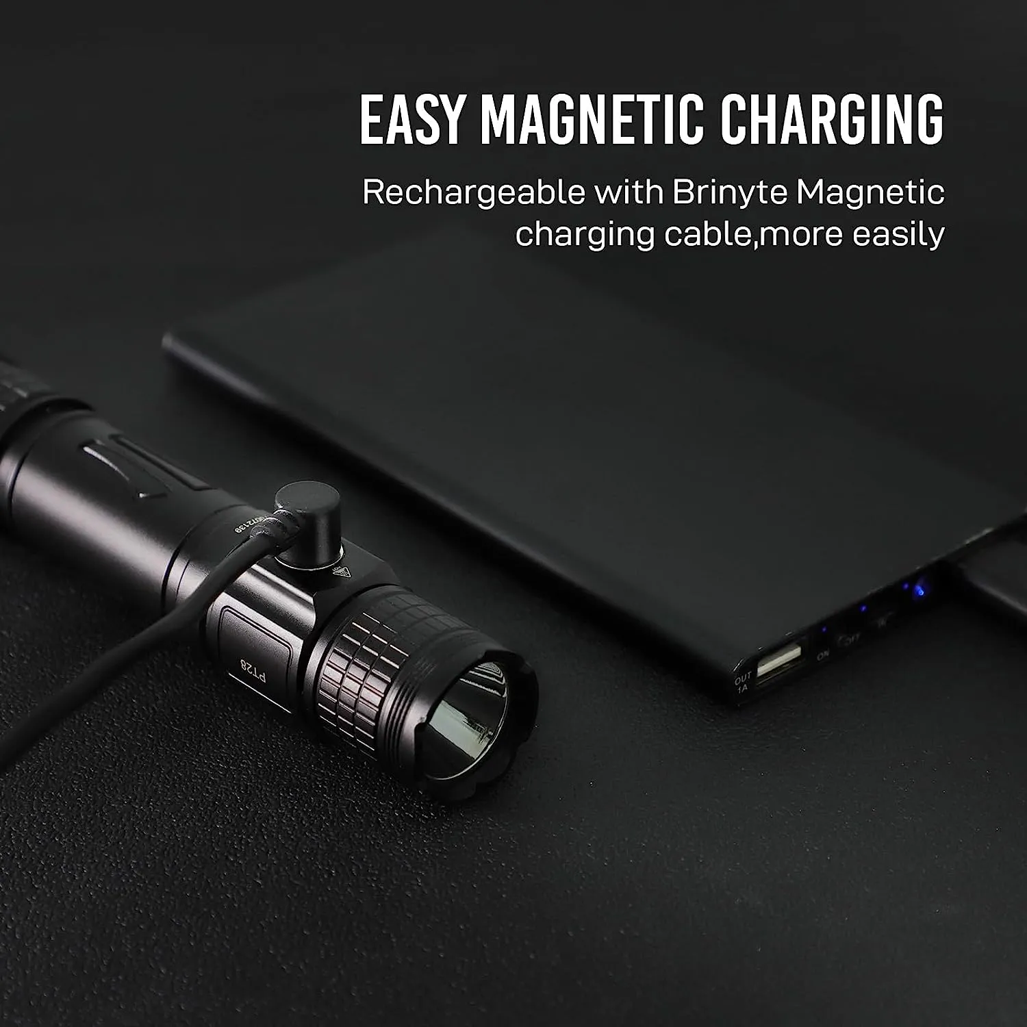 Brinyte PT28 Pro Tactical Flashlight - Military Grade, High Lumen LED ...