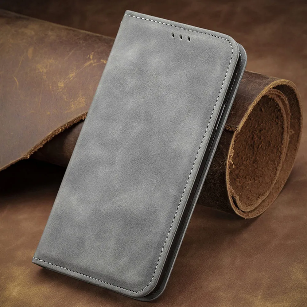 Custodia A Specchio Per Honor X8b Con Supporto – Flip Cover In Pelle PU E PC – Viola Elettroplaccato