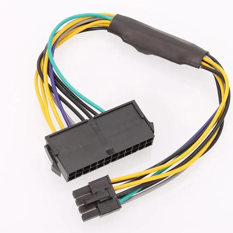 New for Dell 30cm 24Pin To 8Pin Optiplex 3020 7020 ATX Power Supply Motherboard Adapter Cable BS Mayitr