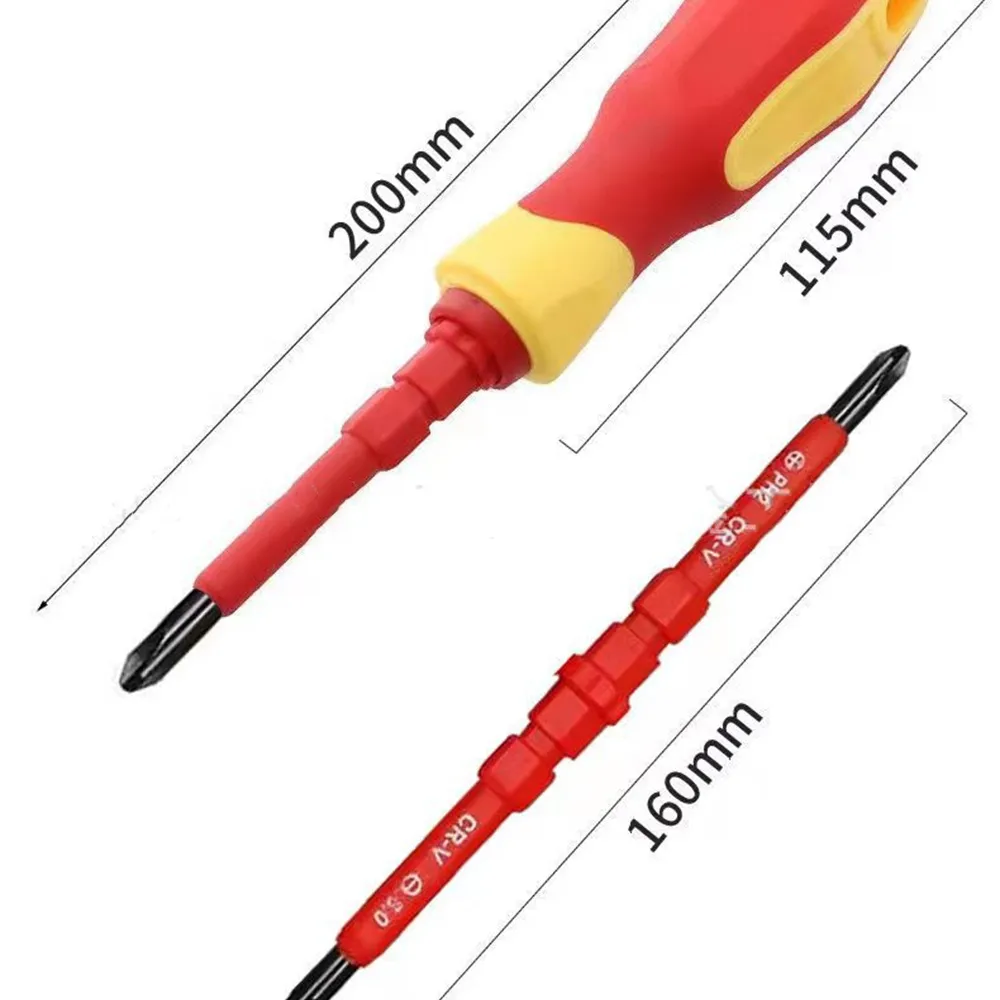 Insulated Screwdriver Set: High Voltage Resistant Electrician ...