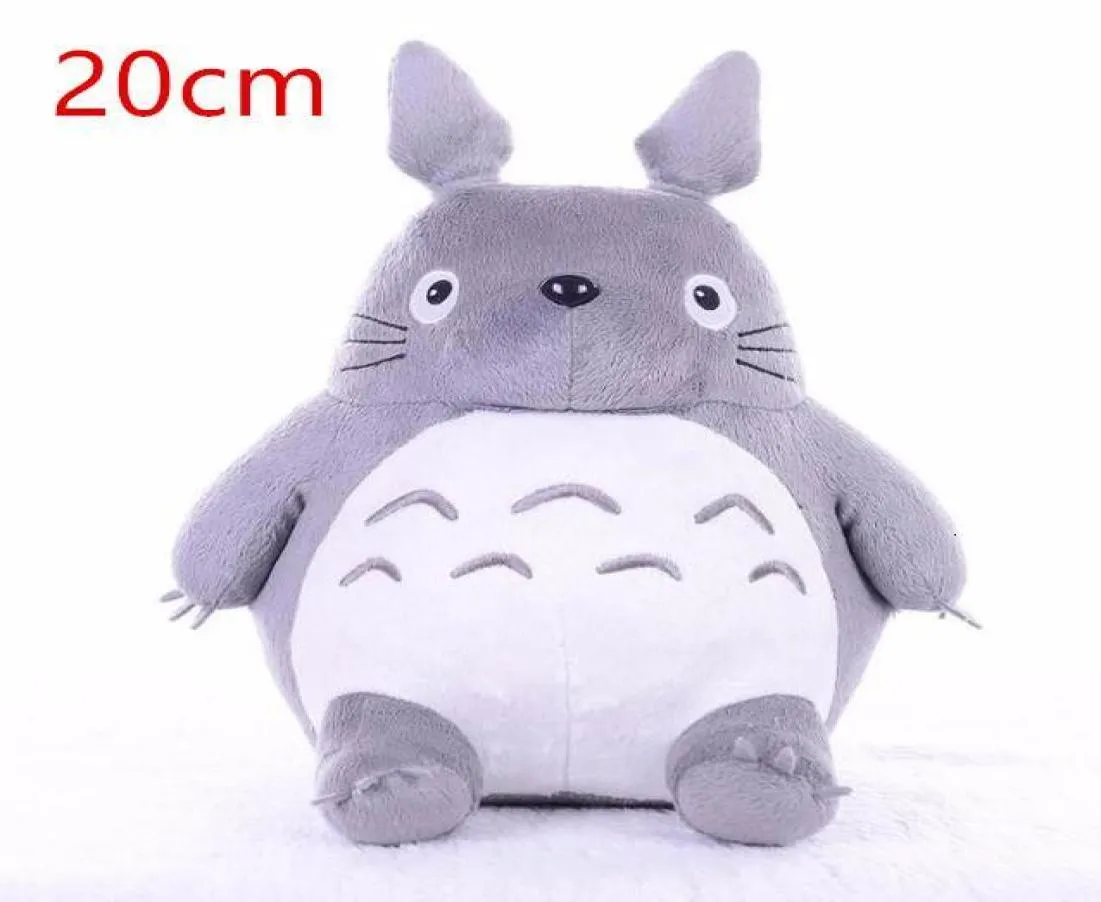 Totoro zacht knuffeldierkussen mijn buurman totoro plush poppen speelgoedkussen voor kind baby verjaardag kerstcadeau 6 8 20 cm QYLM4099201