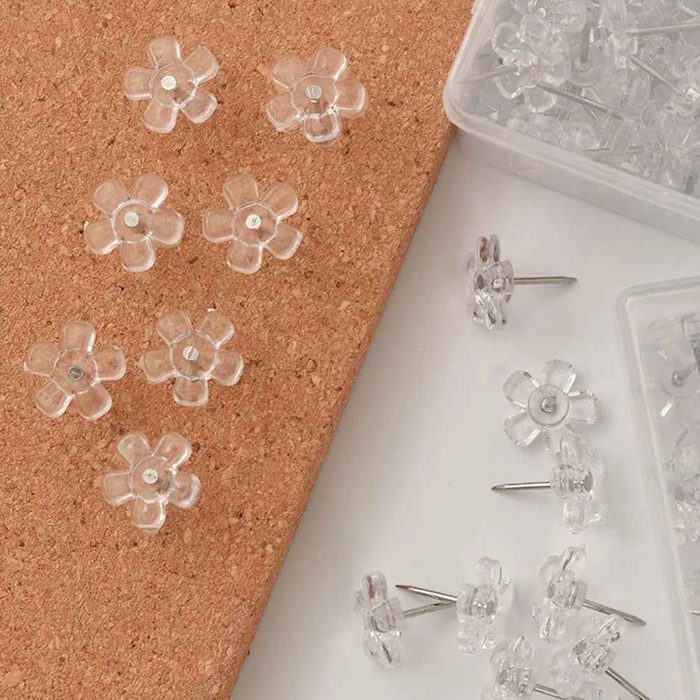 40 Count Clear Giant Push Pins For Cork Board - 1.8 Jamaica