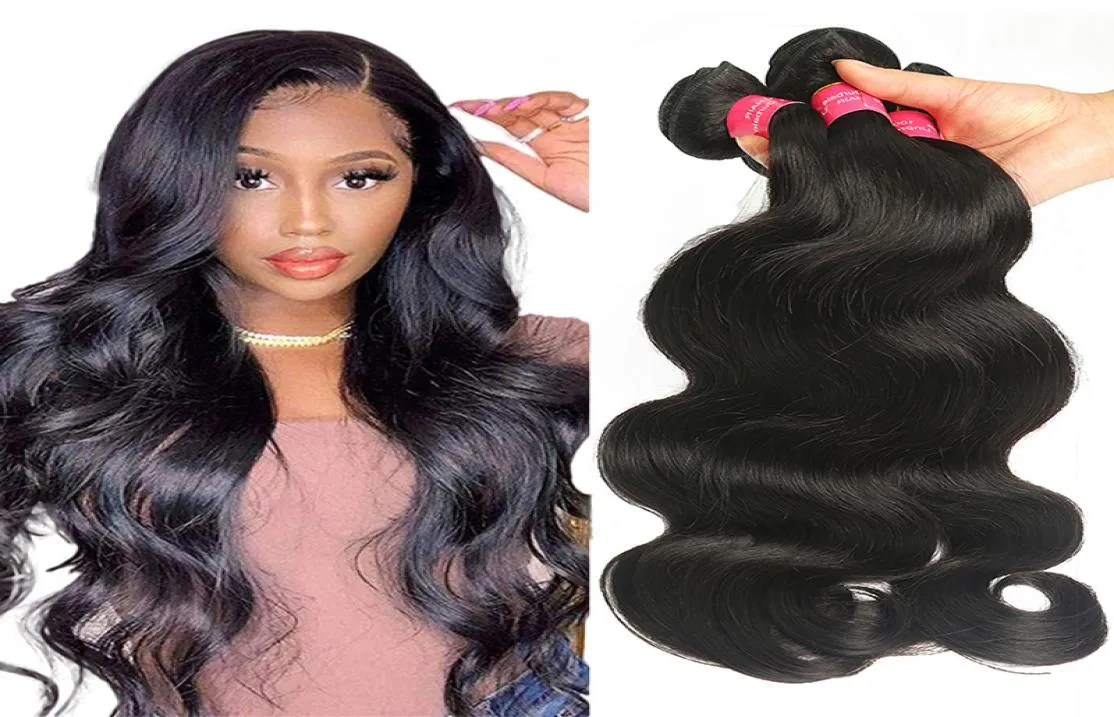 Selling Brazilian Body Wave Hair 3 Bundles 100 Unprocessed Human Hair Extensions Whole 9A Virgin Malaysian Body Hair Weav1110472