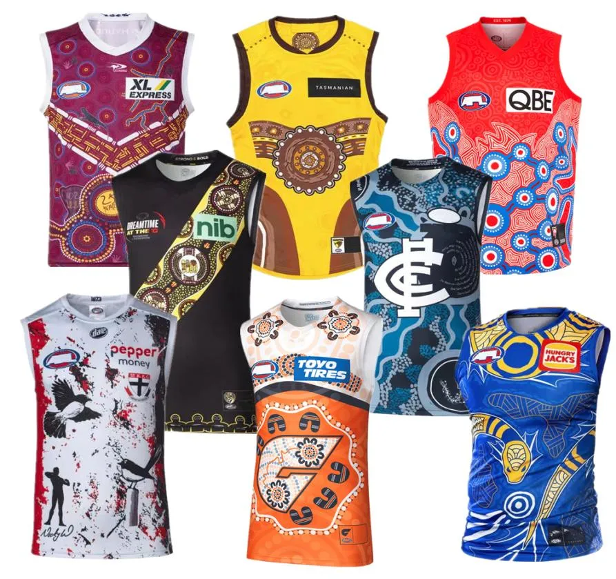 AFL alle teams Jersey 2023 Carlton Blues Gold Coast Suns Geelong Guernsey -fans tops TEES Singlet Melbourne Demons Afl Jerseys Shirt5599649