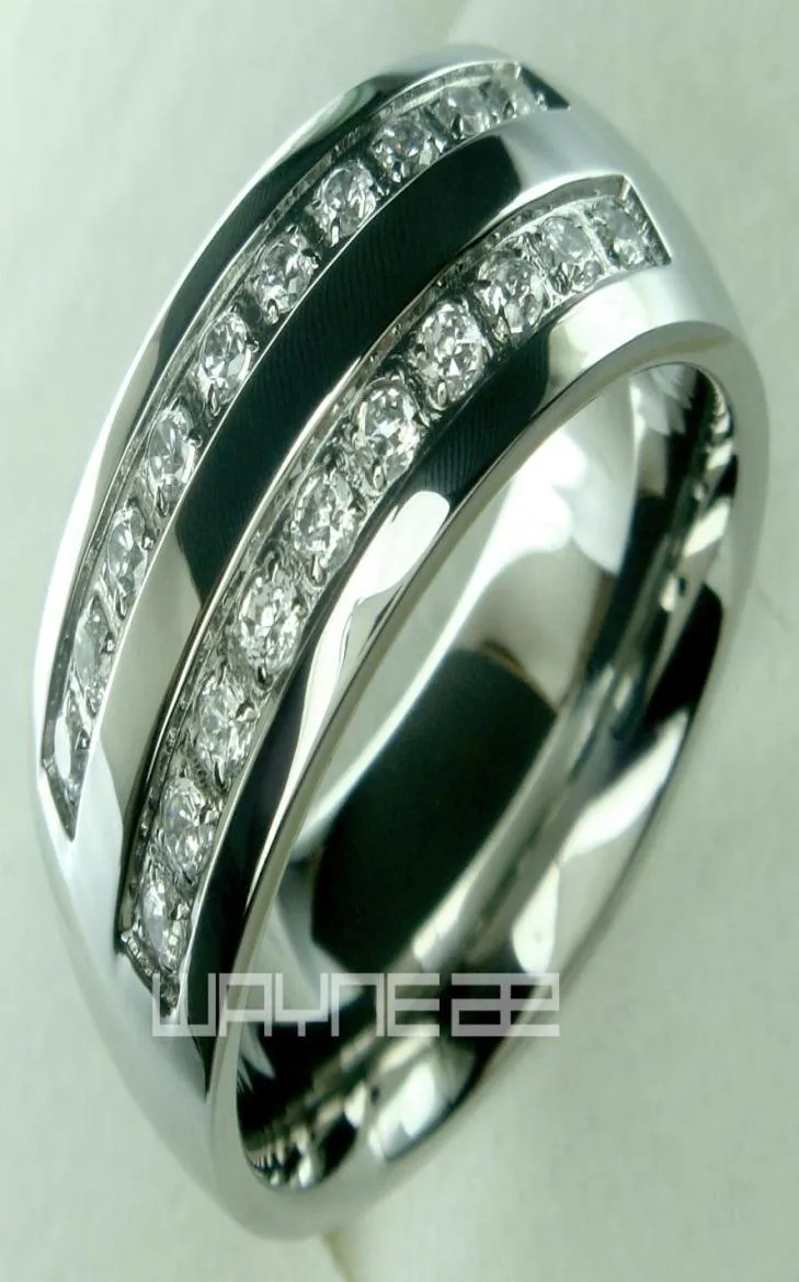 His mens stainless steel solid ring band wedding engagment ring size from 8 9 10 11 12 13 14 153049028