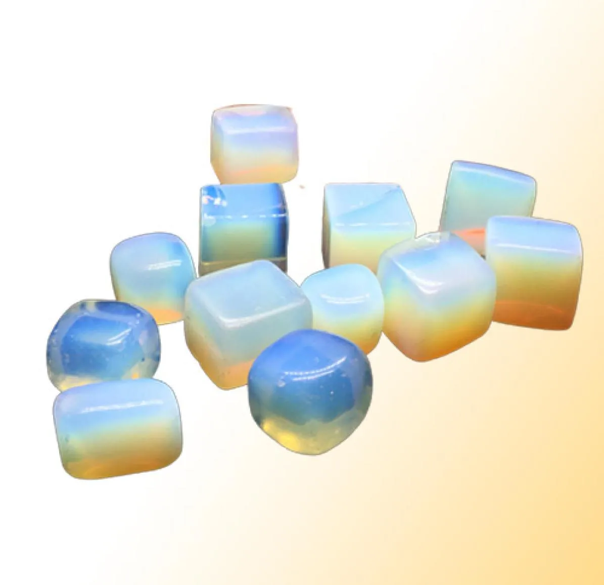 Cristal de Pedra Opala Branca Natural Irregular Tamanho Pequeno Belo Pedido Bom Cristal Polido Cura3788052