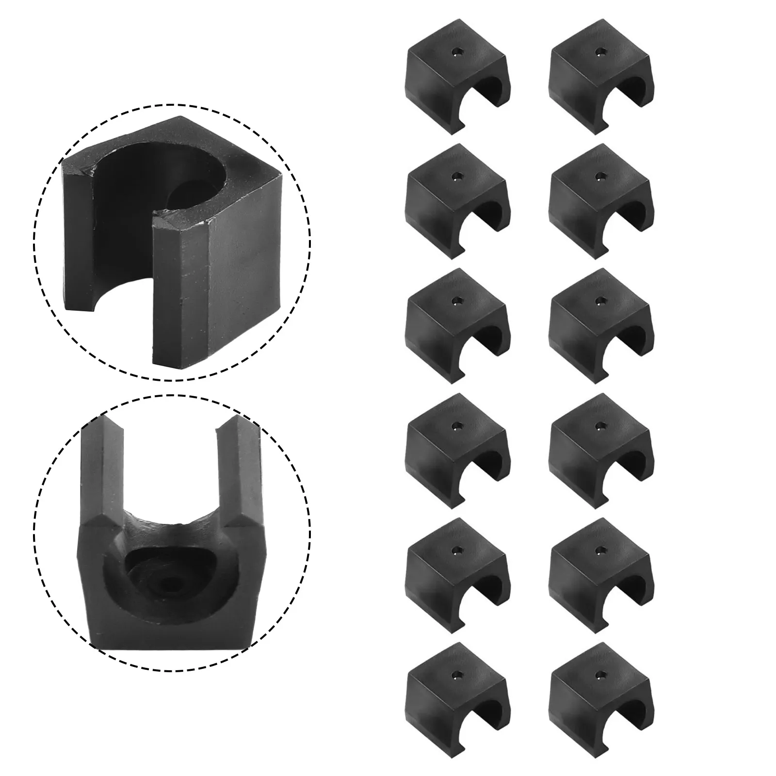 Pool Rod Clip 12 Plastic Pool Billiards Cue Stick Locating Clips for Billiard Cue and ...