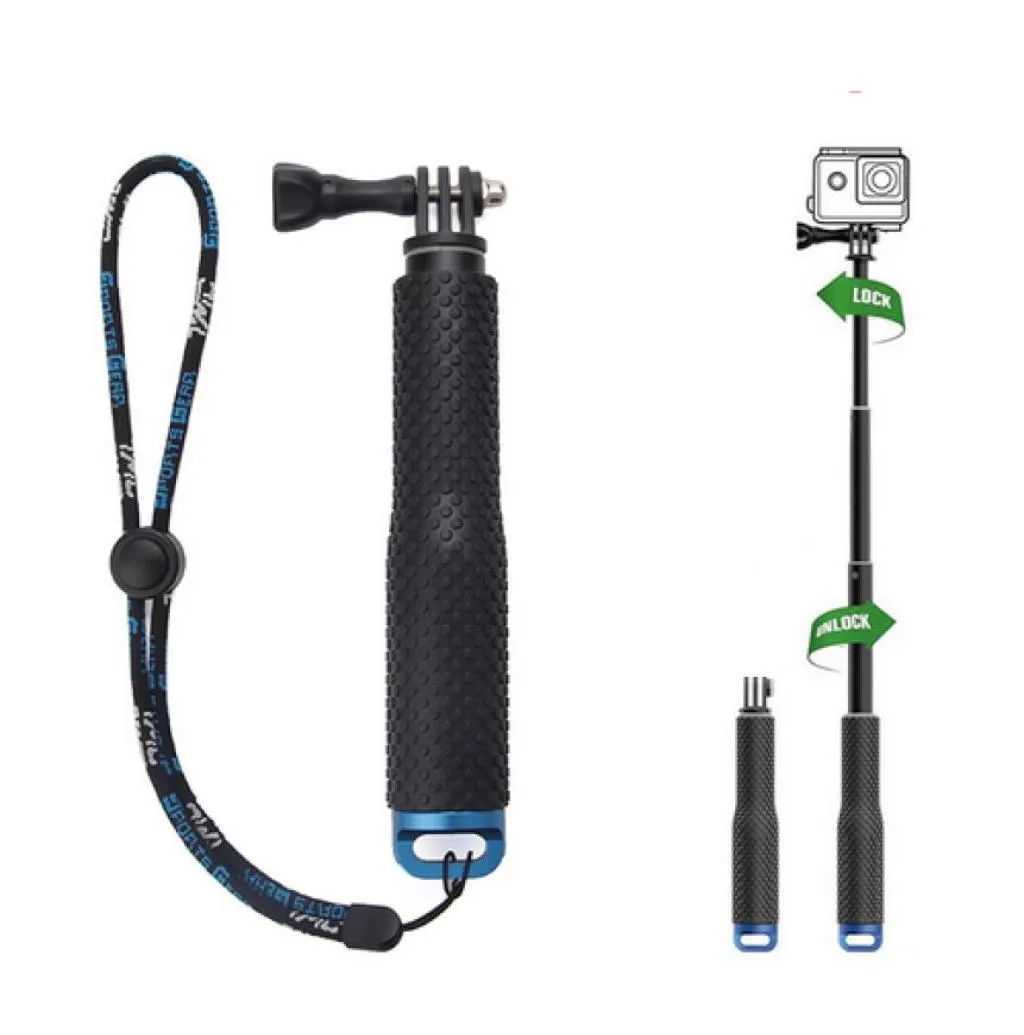 Tripode monopode télescopique de bâton à main extensible pour GoPro 9 8 7 Hero6 Black Hero 5 4 SJ4000 SJ5000 F60 Eken H3 H8 H92651950