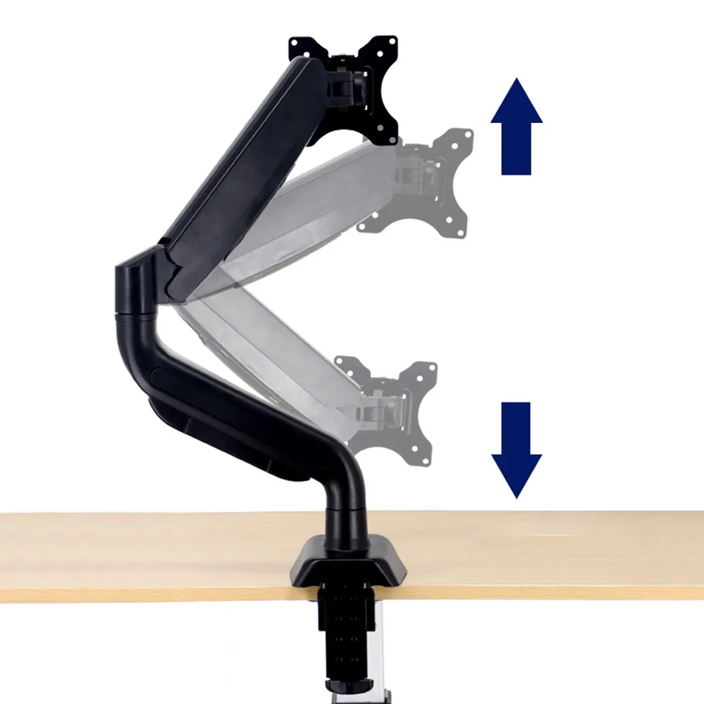 PC Monitor Stands: Ergonomic Single/Dual Monitor Arm Adjustable Desktop ...