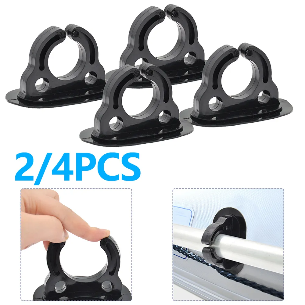 2/Rubber Dinghy Paddle Clips PVC Stand Holder for Inflatable Boat Canoe ...