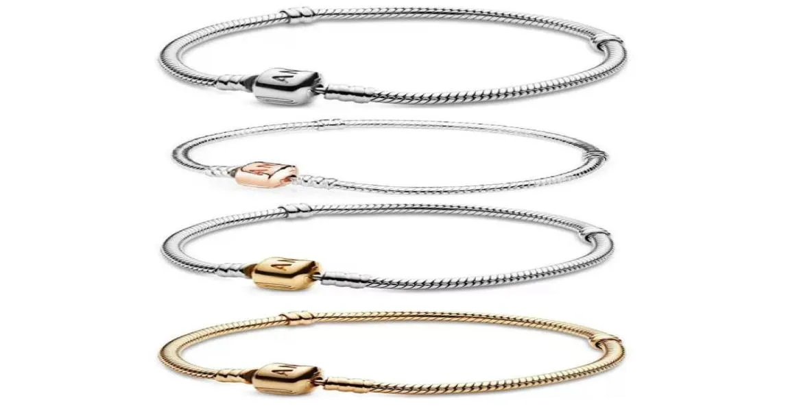 S925 Стерлинговые серебряные классические браслеты для женщин для женщин оптом р бренд бренд дизайнер роскошной дизайнер кусочки из бусинки для браслета ювелирные изделия6715385