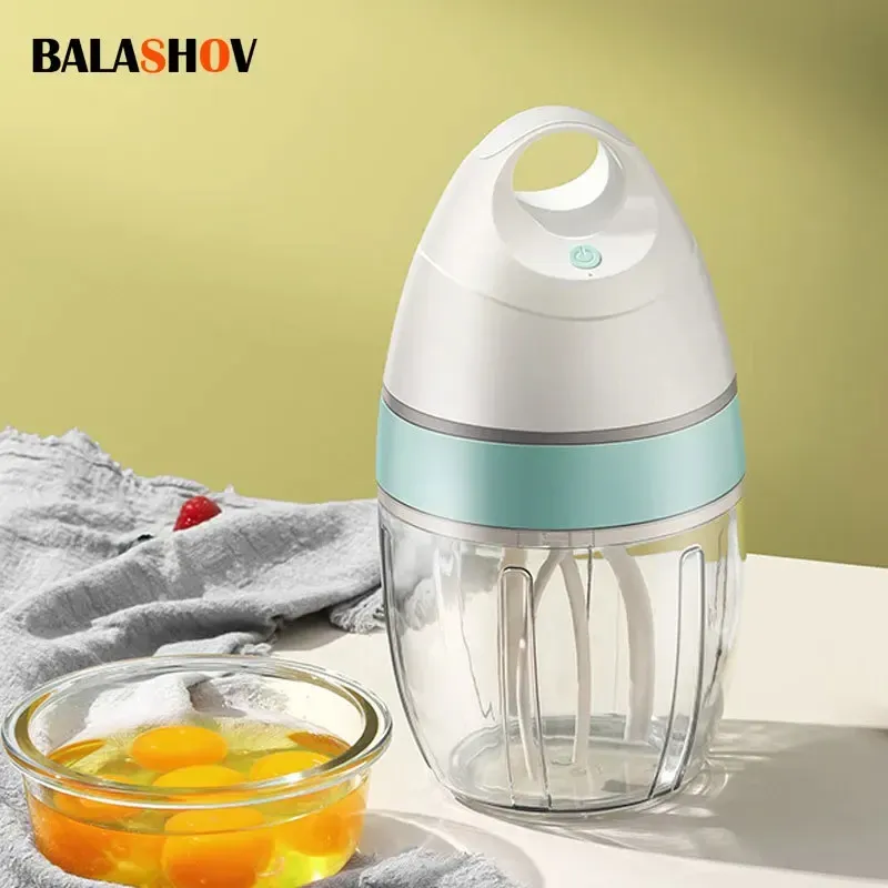 Blender Hovel Automatic Whask Electric Milk Frother Swiphed Cream Mixer USB.