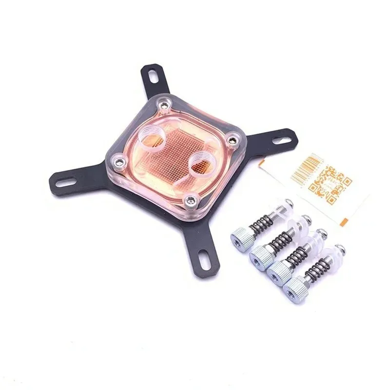 CPU Water Cooling BLOCK Cooler Computer Watercooled Block for INTEL LGA775/1150/1155/1156/1366/2011 Heat Dissipation