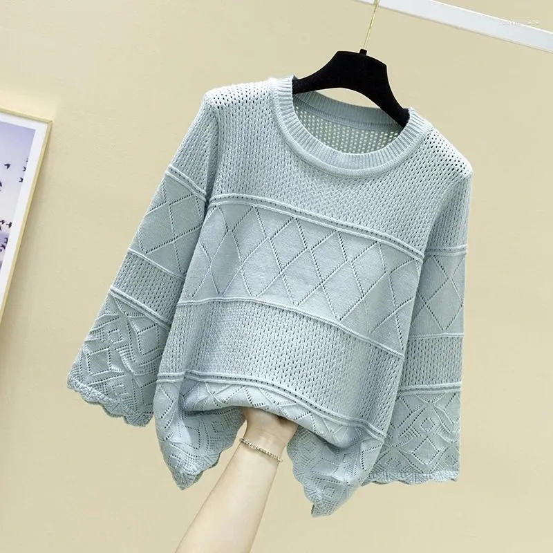 Women's Sweaters Sweater With Thin Collar And Hollow Bottom In Spring 2024