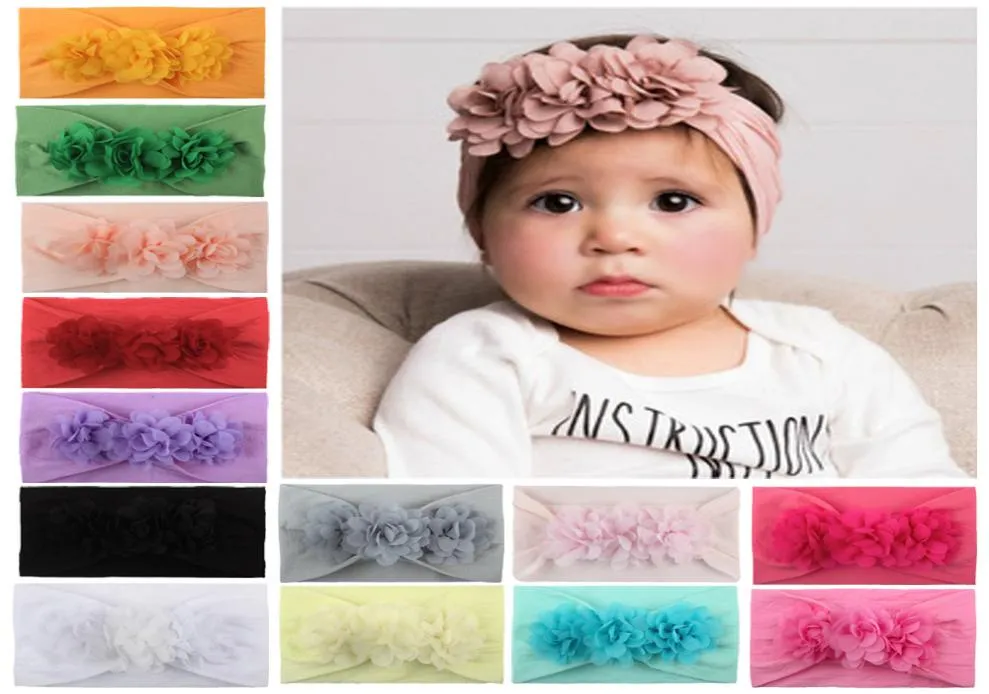 13 colori Ins europeo e americano Candy Color Bow Headband Babys Girl Girl Accessori per capelli eleganti Accessori2498579