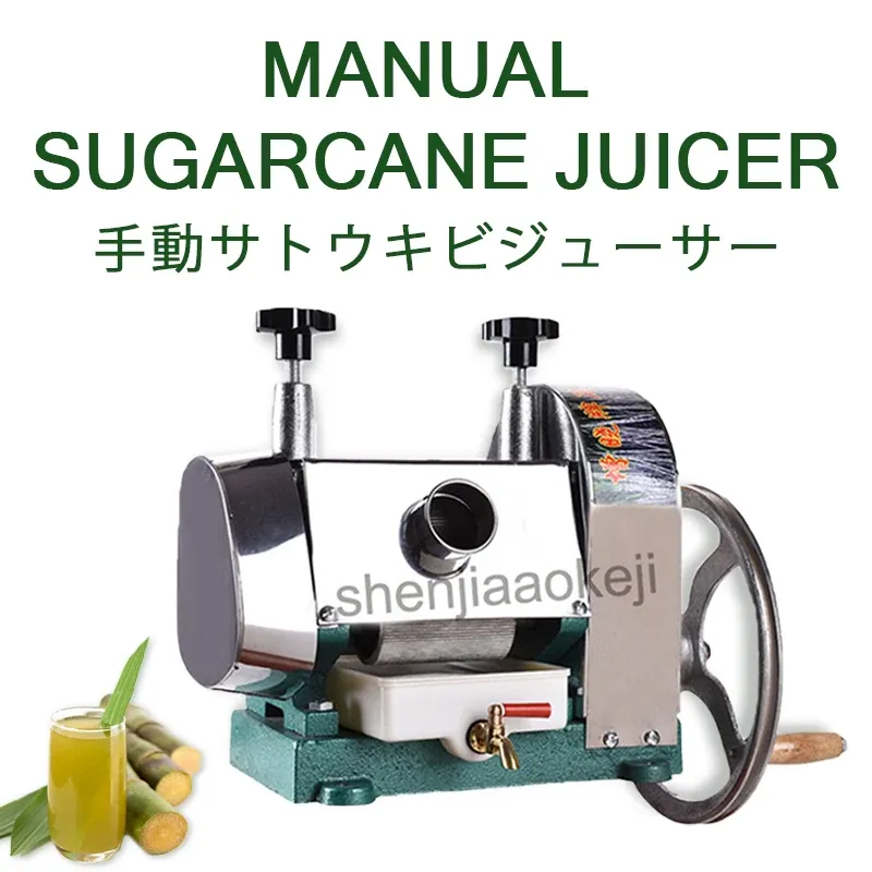 ジューザー50kg/hマニュアルサトウキビジュースマシン商用ステンレス鋼サトウキビ杖ジューサーサトウキビジューサーマシン抽出器