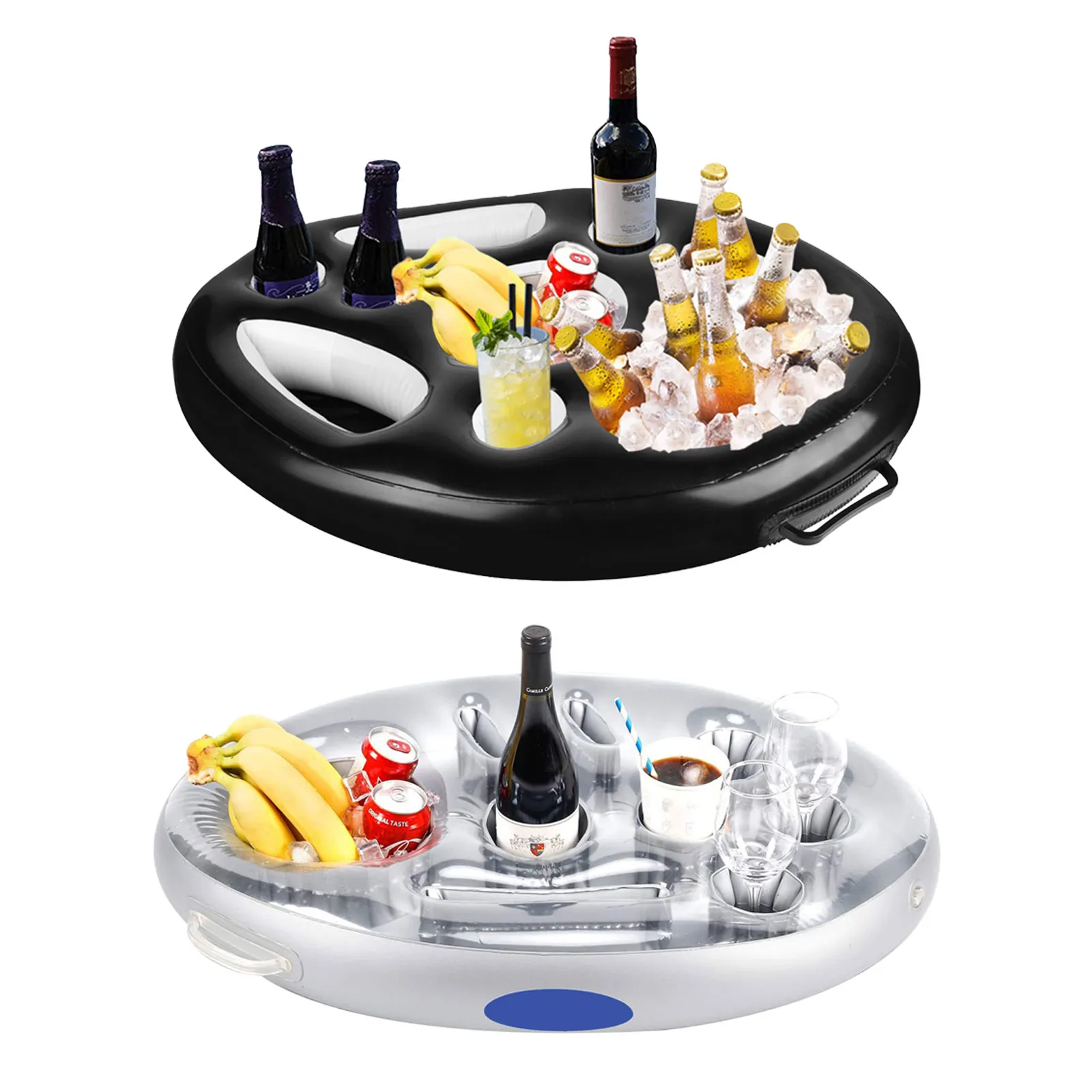 Plateau Flottant Piscine Inflatable Floating Drink Holder Float
