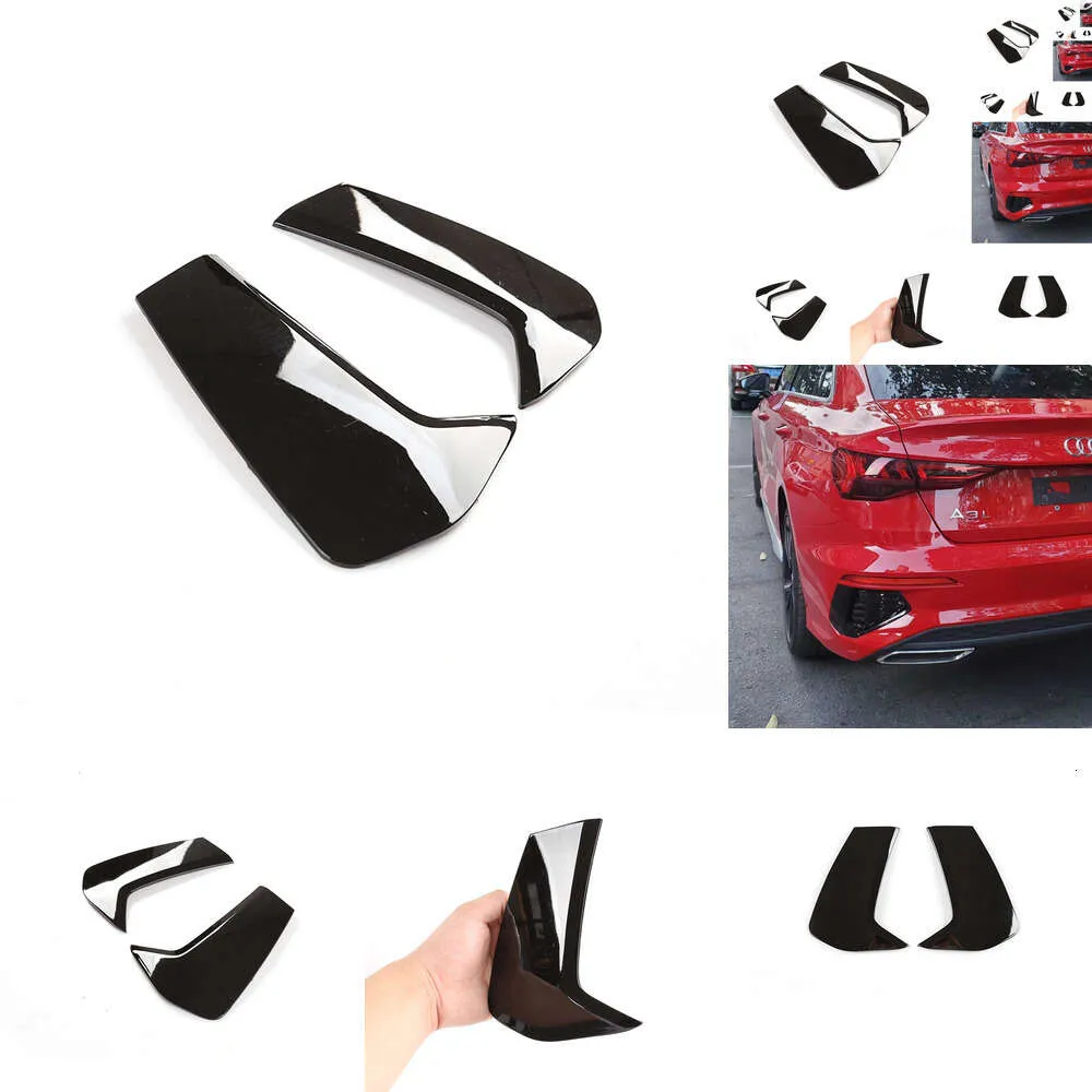 NIEUW 2PCS ABS FELLIJK BLACK BUMPER Sport Air Decoratie stukken auto -accessoires voor Audi A3 8y 2020 2021 sedan/hatchback