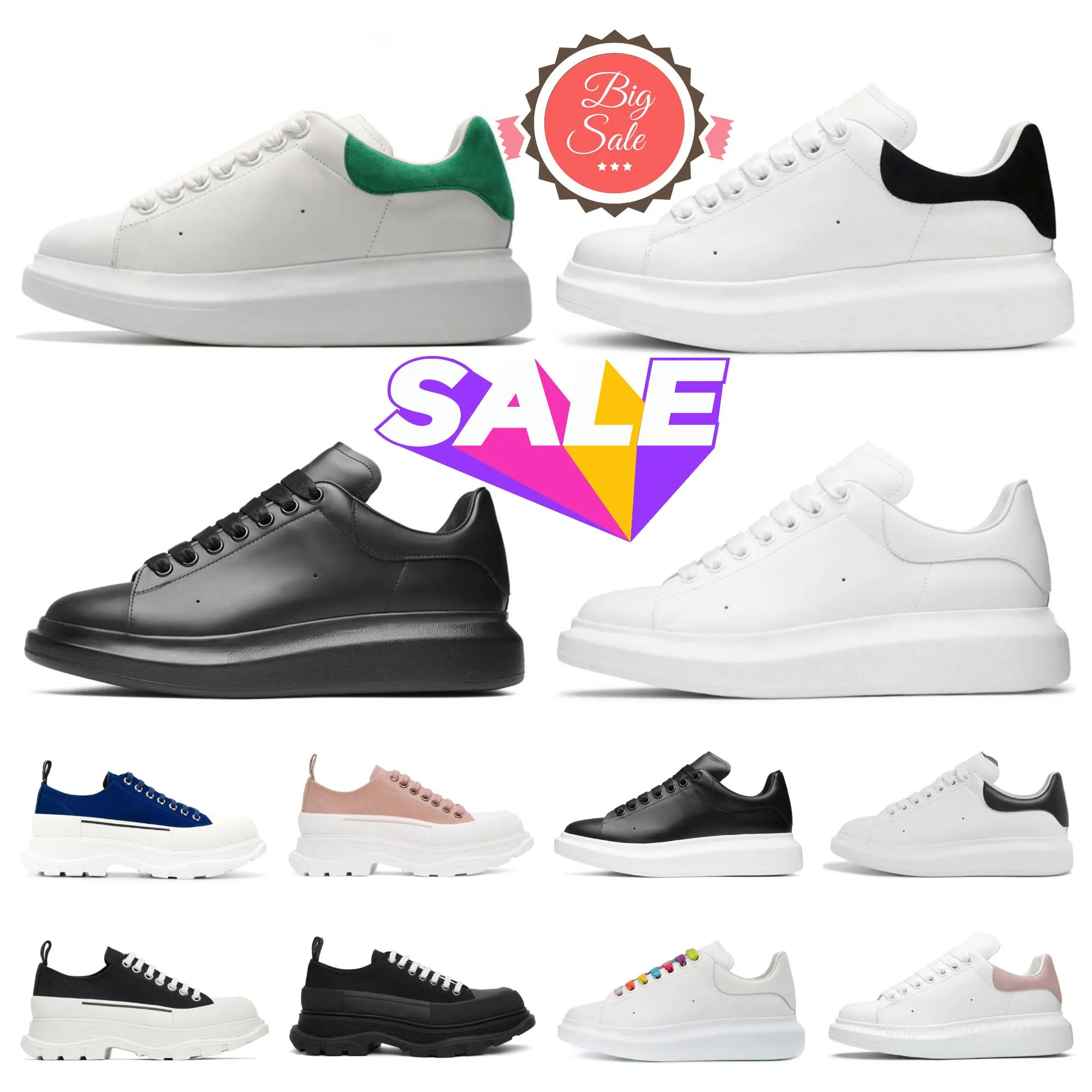 Designers överdimensionerade sneaker casual skor ensam vit svart läder lyx sammet mocka kvinnor espadrilles mens högkvalitativ platt snörning ut tränare sneakers löpare