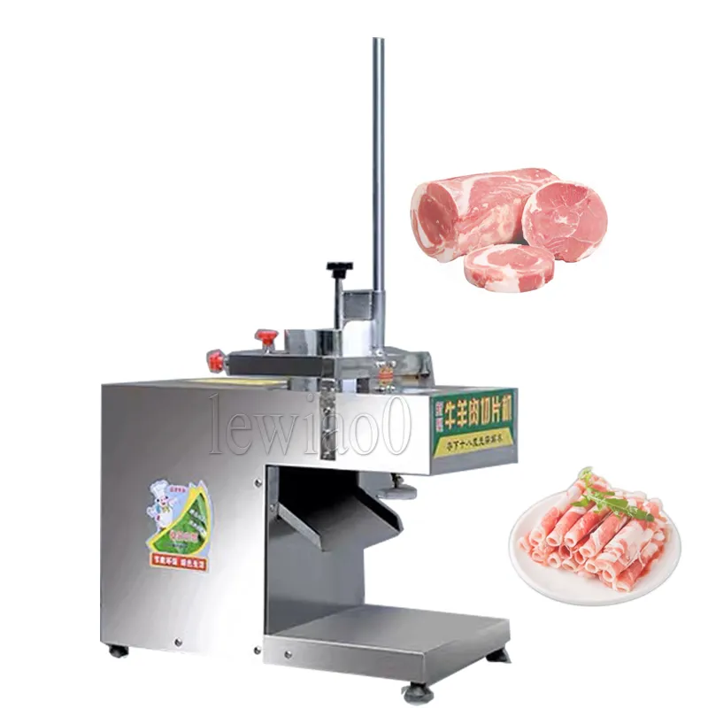 Commercial Meat Slicer Automatic Meat Cutting Machine Lamb Slicer Frozen Beef Mutton Slicer Machine