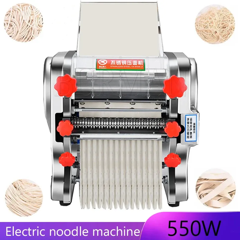 Blender Hushåll Färsk pastamaskin Nudlar Maker Noodle Cutter Electric Automatisk elektrisk degkvarn